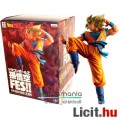 20cm-es Dragon Ball Z figura - nagy Son Goku Super Saiyan szobor figura rugó pózban - Banpresto Drag
