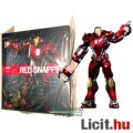 Hot Toys Vasember figura - 30cm-es Iron Man Mark 35 Red Snapper Armor - mozgatható 1/6 Prémium Gyűjt