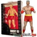 18cm-es Rocky IV figura - Ivan Drago / Dolph Lundgren NECA figura vörös Rocky-elleni nadrágban, vére
