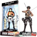 Attack on Titan anime figura - 18cmes Eren Jaeger fegyverekkel és talapzattal - MvFarlane Color Tops