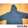 Sötétkék vékony bélésű átmeneti kabát,méret:152
