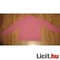 kötött meleg téli pink pulóver,méret:146/152
