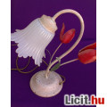 *Tulipános asztali lámpa szirom alakú lámpaburával