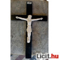 34. Antik, ElefántCSONT Jézus Krisztus (17.5 cm), 37,5 cm impozáns fes