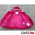 # Piros színű kapucnis kislány műszőrme bunda kb. 134-es