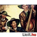 Muzsikusok, kocsmában játszó holland zenészcsapat portréja a XX.század