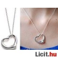 925 sterling ezüst nyaklánc + szív alakú medál