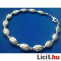 Tibeti ezüst kereszt szemes nyaklánc+karkötő szett