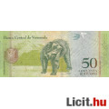 50  Bolívares 2007 Venezuela Használt Állapotban