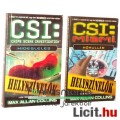 Használt könyv - 2db CSI Helyszínelők Hideglelés, Hőhullám, Max Allan Collins - TV sorozat régi regé