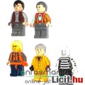 LEGO mini figura szett - 5db minifigura ember - használt, csom. nélkül