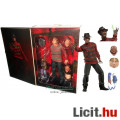 18cm-es Freddy Krueger figura - 30th Ultimate NECA Nightmare on Elm Street 1 extra-mozgatható Freddy