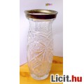 Eladó Ezüst karimás metszett kristály váza