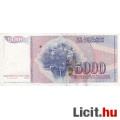5.000 Dinár 1985  Jugoszlávia