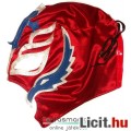 Pankrátor maszk - Rey Mysterio piros-ezüst-kék felvehető mexikói Lucha Libre Pankráció maszk