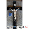 Eladó 33. Antik, ELEFÁNTCSONT Jézus Krisztus (16.5 cm), 40,5 cm, 17. század!
