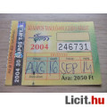 Eladó Havi  Bérlet 2004   Augusztus