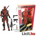 45cm-es 1/4 NECA óriás Deadpool figura - Epic Marvel 18" extra-mozgatható figura fegyverekkel é