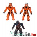 Halo figura - 3db minifigura - Orange Spartan Hayabusa & Spartan vs Covenant Brute - Mega Bloks 