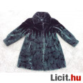 # Leder-Pellice Zöld-fekete pihe-puha kabát bunda 40-es