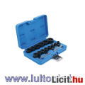 Spirálbites dugókulcskészlet / csavarkiszedő 8-27mm BGS