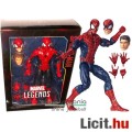 30cm-es Marvel Legends - óriás Pókember / Spider-Man figura cserélhető fejekkel és extra-mozgatható 