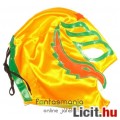felvehető Pankráció / Pankrátor Maszk - sárga Rey Mysterio maszk zöld-narancs díszítéssel - szövetbő