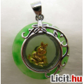 Eladó Különleges zöld jáde zodiákus nyúl medál amulett 18 KGP Vadonatúj!