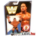 Retro 12cm-es WWE Dwayne The Rock Johnson Pankrátor figura - Hasbro WWF Wrestling stílusú új Mattel 