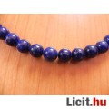 Természetes lápisz lazuli nyaklánc, gyöngysor 8mm