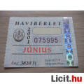 Eladó Havi  Bérlet 2001 Június