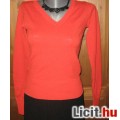 Korall színű kamasz pulóver,méret:164