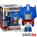 10cmes Funko POP 22 Transformers G1 Optimus Prime / Optimusz Fővezér - nagyfejű Autobot robot karika