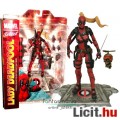 18cm-es Lady Deadpool Marvel Select figura Headpool-al, kardokkal, rakétavetővel talapzattal - X-Men