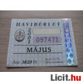 Eladó Havi  Bérlet 2001 Május