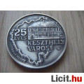 Eladó 25 Éves Keszthely Városa 1979 Ezüstpatinázott Eredeti Tartóban
