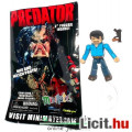 6cmes Minimates Predator figura - Predators Cuchillo / Danny Trejo mozgatható minifigura géppisztoll