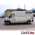 Bérelhető kisteherautó  furgon kisteher   0620 219 2067 furgonrent.hu
