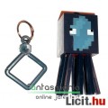 5-6cmes Minecraft Tintahal / Squid figura - mozgatható minifigura + rárakható kulcstartó, csom. nélk