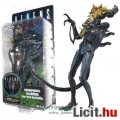18-23cmes Alien figura - Aliens Xenomorph Warrior kék szétlőtt fejű NECA Aliens Series 12 Battle Dam