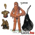 Star Wars figura - Chewbacca világítós C-3PO darabokkal és zsákkal - Cloud City Escape jelenet, csom