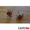 Strasszos bedugós pók fülbevaló - Vadonatúj