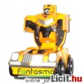 Transformers figura - Bumblebee / Űrdongó autóvá hajtható könnyen átalakítós Decepticon autó játék r