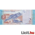 2  Bolívares 2007 Venezuela Új Enyhén Hajtott