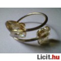 Aranyos ezüst színű gyűrű