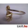 Aranyos ezüst színű gyűrű