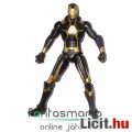 Bosszúállók 10cmes Vasember figura fekete-arany Iron Man MK V Stealth / Evolution, extra-mozgatható 