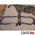 Természetes lápisz lazuli nyaklánc (46-50,5cm)