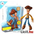 12cmes Toy Story figura - Vudi Serif / Woody Sheriff játék figura mozgatható végtagokkal és ráadható