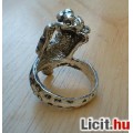 Egyedi tibeti ezüst leopard gyűrű